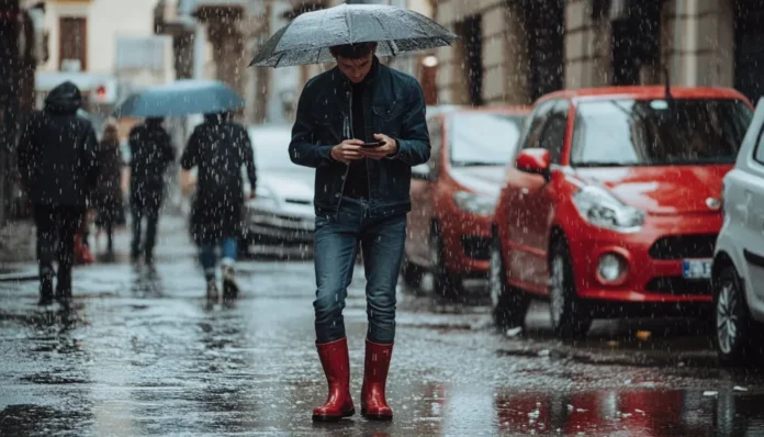 La DANA causa cortes de carreteras y suspensión de clases en Estepona 1
