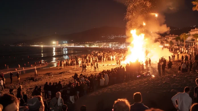 Noche de San Juan 2024 en Estepona, descubre todo lo que pasará en una noche mágica 🌟🔥🎉