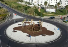 El Ayto. de Estepona Refuerza la seguridad en la rotonda de Las Hormigas rotonda de Las Hormigas