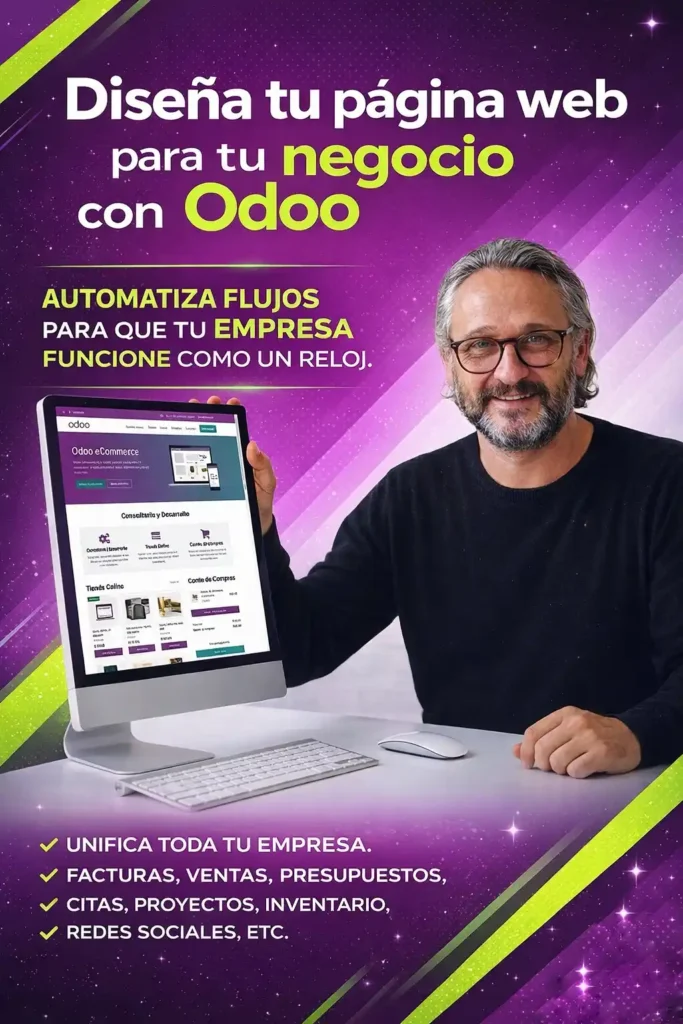 Diseña tu web con Odoo