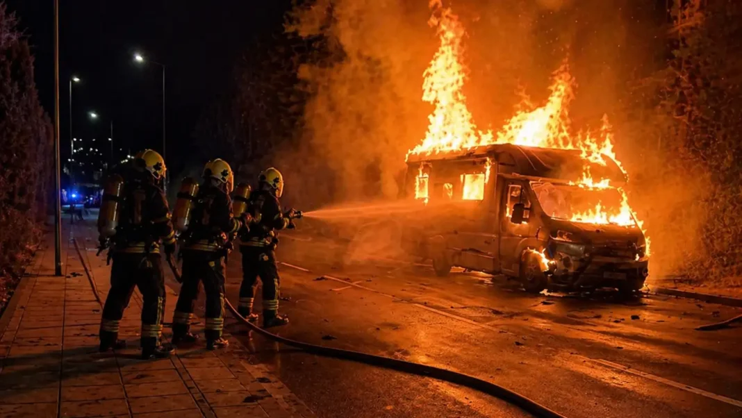 autocaravanas quedan destruidas