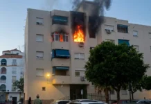 Un incendio en Huerta Nueva alarma a los vecinos de Estepona incendio en Huerta Nueva
