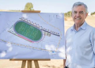 Estepona inicia las obras de un velódromo con fútbol y rugby velódromo