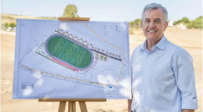 Estepona inicia las obras de un velódromo con fútbol y rugby velódromo