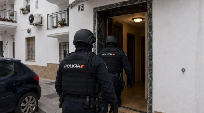 Narcopiso desarticulado en el centro de Estepona Narcopiso desarticulado