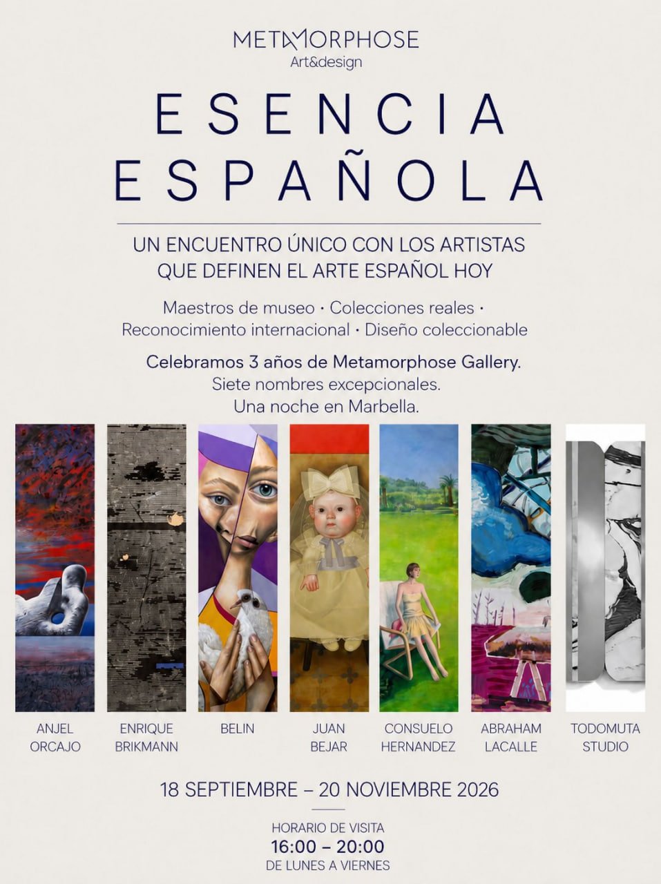 Metamorphose Gallery reúne a siete artistas españoles
